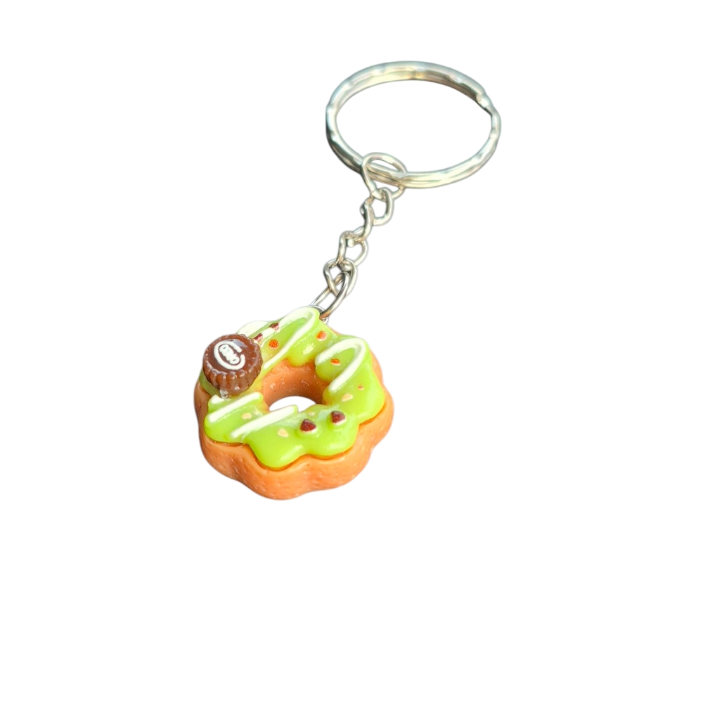 Green Donut Key Holder